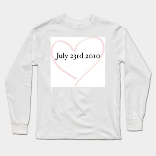 July 23rd 2010 Artwork Long Sleeve T-Shirt